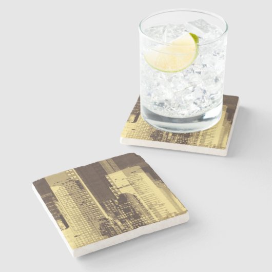 Nightline III Stenen Onderzetter (Zijkant)