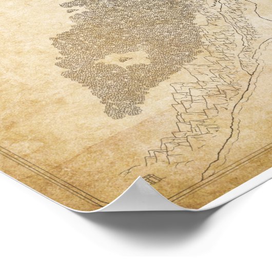 Nightlord FUGUE Map Poster (Hoek)