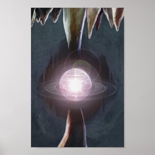 Nightlord Shadows Book Hoesje Art Poster (Voorkant)
