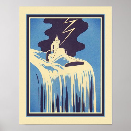 "Nightmare" 1930 Art Deco Print (Voorkant)