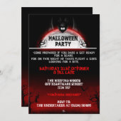 Nightmare Bat Halloween Kaart (Voorkant / Achterkant)