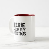 Nightmare Before Christmas" Mug – Spooky & Fun Tweekleurige Koffiemok (Voorkant links)