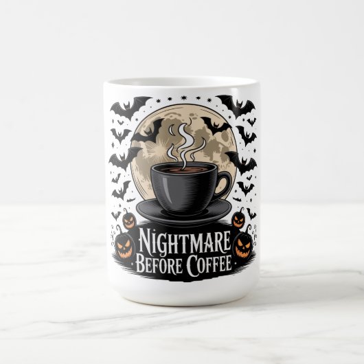 Nightmare Before Coffee Halloween Koffiemok (Center)