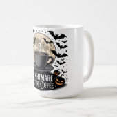 Nightmare Before Coffee Halloween Koffiemok (Voorkant rechts)