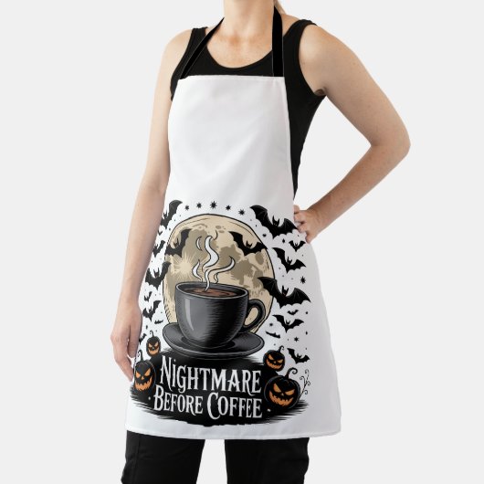 Nightmare Before Coffee Halloween Schort (Insitu)