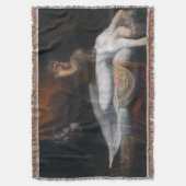 Nightmare beroemd gemaakt door Henry Fuseli Gothic Deken (Voorkant Verticaal)