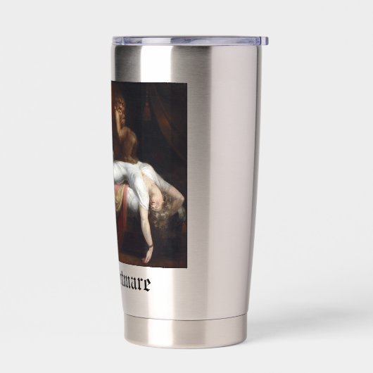 Nightmare beroemd gemaakt door Henry Fuseli Gothic Geïsoleerde Drinkbeker (Links)