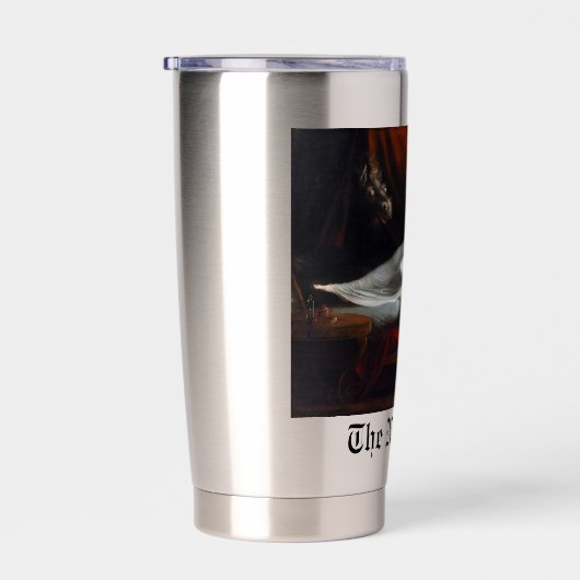 Nightmare beroemd gemaakt door Henry Fuseli Gothic Geïsoleerde Drinkbeker (Rechts)