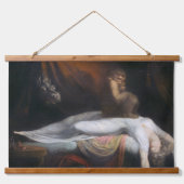 Nightmare beroemd gemaakt door Henry Fuseli Gothic Hangend Wandkleed (Voorkant)