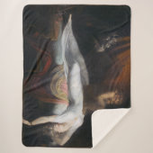Nightmare beroemd gemaakt door Henry Fuseli Gothic Sherpa Deken (Voorkant)