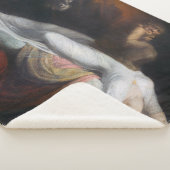Nightmare beroemd gemaakt door Henry Fuseli Gothic Sherpa Deken (3/4)