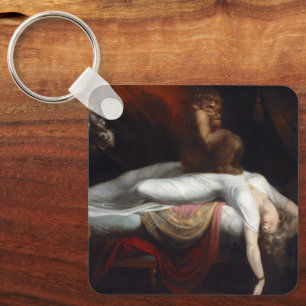 Nightmare beroemd gemaakt door Henry Fuseli Gothic Sleutelhanger