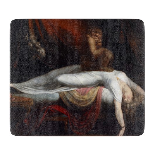 Nightmare beroemd gemaakt door Henry Fuseli Gothic Snijplank (Voorkant)