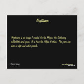 Nightmare Briefkaart (Achterkant)