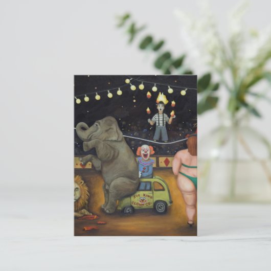 Nightmare Circus Briefkaart (Staand voorkant)