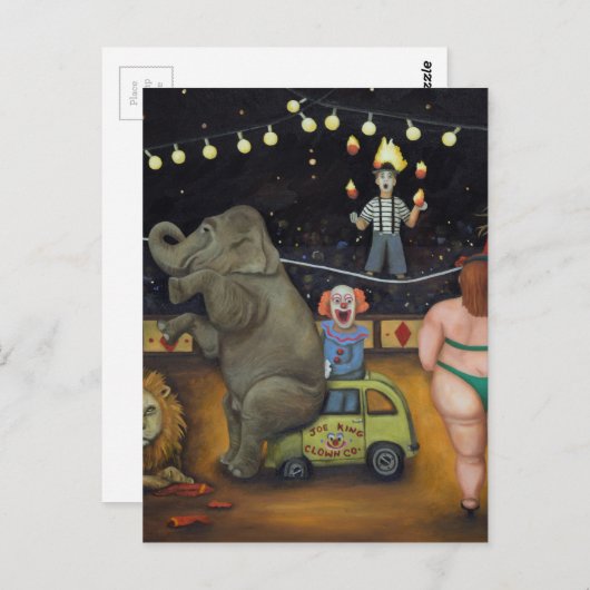 Nightmare Circus Briefkaart (Voorkant / Achterkant)