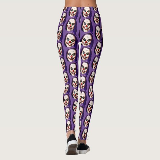 Nightmare Clown Self Portret Leggings (Achterkant)