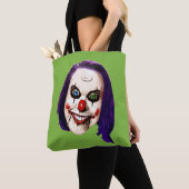 Nightmare Clown Self Portret Tote Bag (Dichtbij)