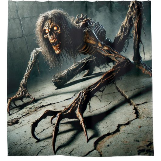 Nightmare Creature Douchegordijn (Voorkant)