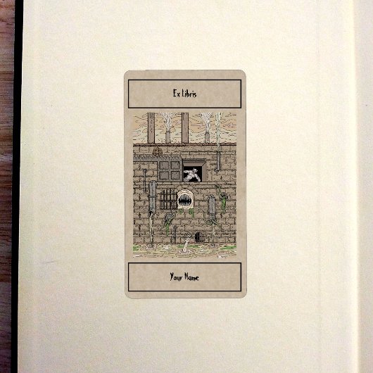 Nightmare Factory Bookplaat Etiket