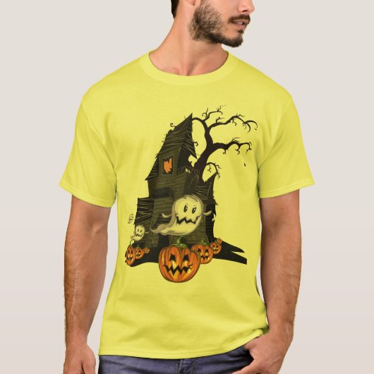 Nightmare Fest: Een beklijvende Halloweenviering T-shirt (Voorkant)