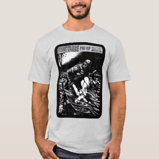 'NIGHTMARE' Horror strip T-shirt