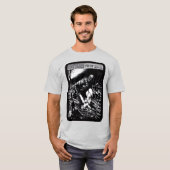'NIGHTMARE' Horror strip T-shirt  (Voorkant volledig)