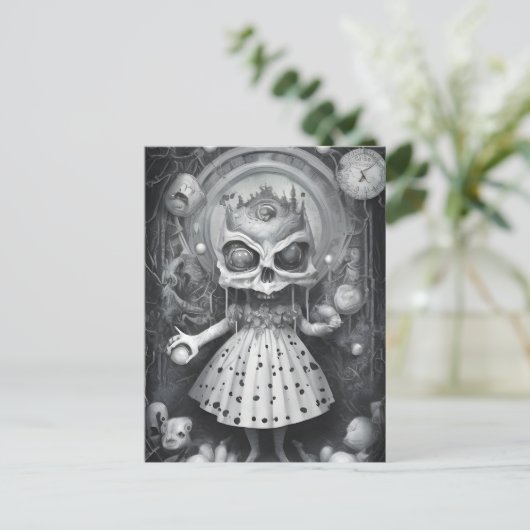 Nightmare in Wonderland Briefkaart (Staand voorkant)