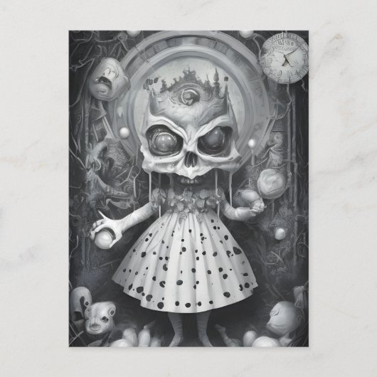 Nightmare in Wonderland Briefkaart (Voorkant)