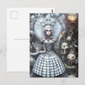 Nightmare in Wonderland Horror Theme Briefkaart (Voorkant / Achterkant)