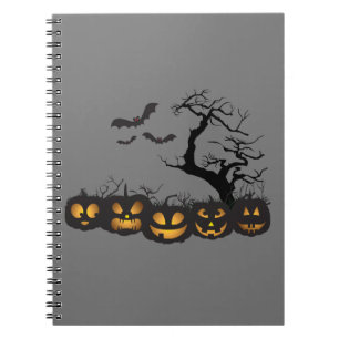 Nightmare Jotter: Halloween Spiral Journal Notitieboek