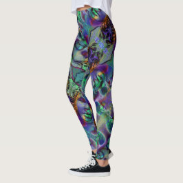 Nightmare Lavender Green Halloween Leggings