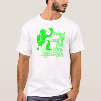 Nightmare, neongroen t-shirt