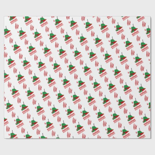 Nightmare on Elf Street Gift Wrapping Paper Cadeaupapier (Vlak)