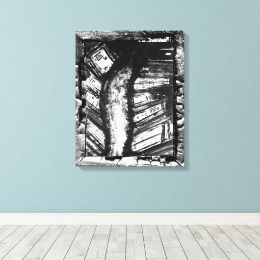 Nightmare Path Canvas Afdruk (Insitu (Houten vloer))