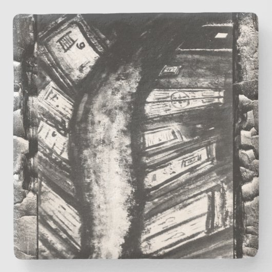 Nightmare Path Stenen Onderzetter (Voorkant)