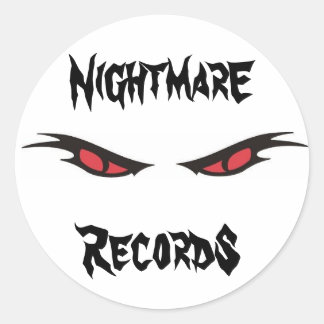 Nightmare Records logo sticker Blad