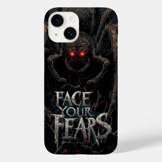 Nightmare Spider - Dark Horror Illustratie Case-Mate iPhone Case (Achterkant)