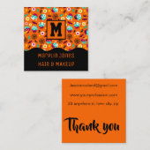 NIGHTMARE TRICK OR TREAT HALLOWEEN VIERKANTE VISITEKAARTJE (Voorkant / Achterkant)