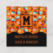 NIGHTMARE TRICK OR TREAT HALLOWEEN VIERKANTE VISITEKAARTJE (Voorkant)