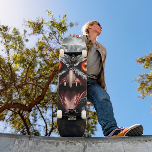 "Nightmare Wings: De Gekauwde Vampireuil" Persoonlijk Skateboard (Buiten 1)