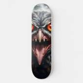 "Nightmare Wings: De Gekauwde Vampireuil" Persoonlijk Skateboard (Voorkant)