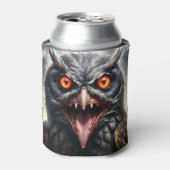 Nightmare Wings: The Fanged Vampire Owl is een Ame Blikjeskoeler (Blikje Voorkant)