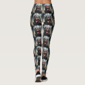 Nightmare Wings: The Fanged Vampire Owl is een Ame Leggings (Achterkant)