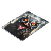 Nightmare Wings: The Fanged Vampire Owl is een Ame Notitieboek (Linkerzijde)