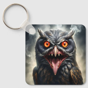 Nightmare Wings: The Fanged Vampire Owl is een Ame Sleutelhanger