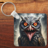 Nightmare Wings: The Fanged Vampire Owl is een Ame Sleutelhanger (Voorkant)