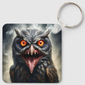 Nightmare Wings: The Fanged Vampire Owl is een Ame Sleutelhanger (Achterkant)
