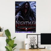 Nightmaw Verorberaar van de Duisternis Poster (Thuiskantoor)