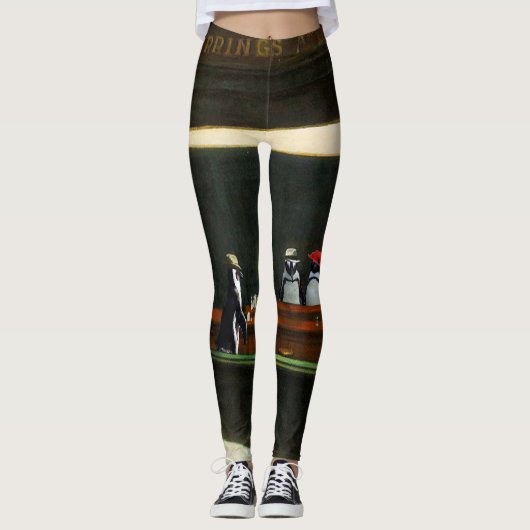 Nightpenguins leggings (Voorkant)